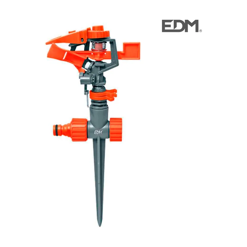 EDM Aspersor Sectorial CON Estaca 20-360º MAX.400M2 Ajustable Blister