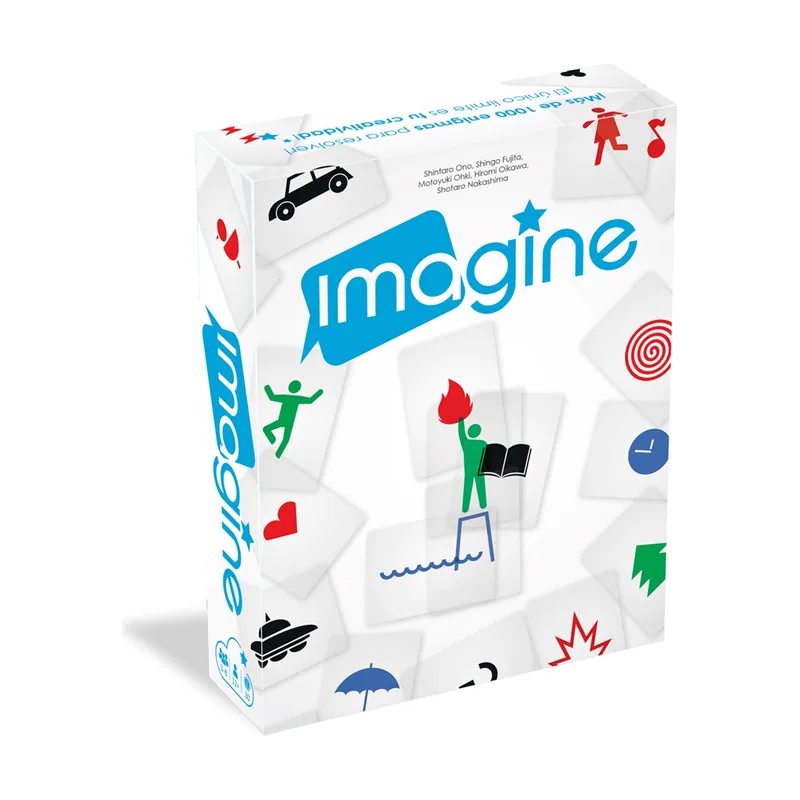 Asmodee Imagine Juego de Cartas para Jóvenes y Familias