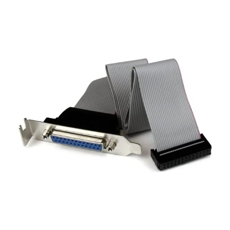 Startech StarTech.com Adaptador de 40cm Header Cabezal Bracket Paralelo Perfil Bajo DB25 a IDC26 Pines