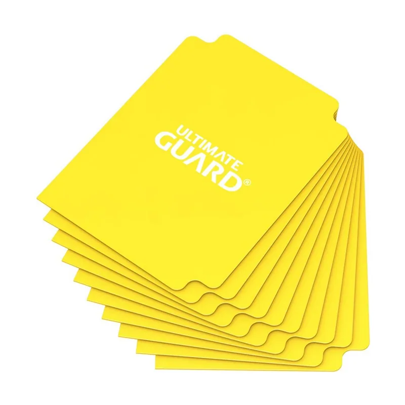 Ultimate guard Card Dividers Tarjetas Separadoras para Cartas Tamaño Estándar Amarillo 10