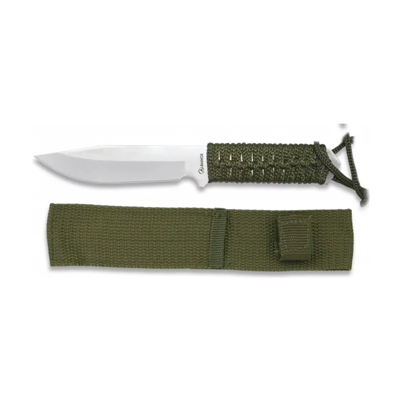 Martinez Albainox Cuchillo Táctico con Hoja de Acero Inox de 11.5 cm Incluye Funda Nylon 31780