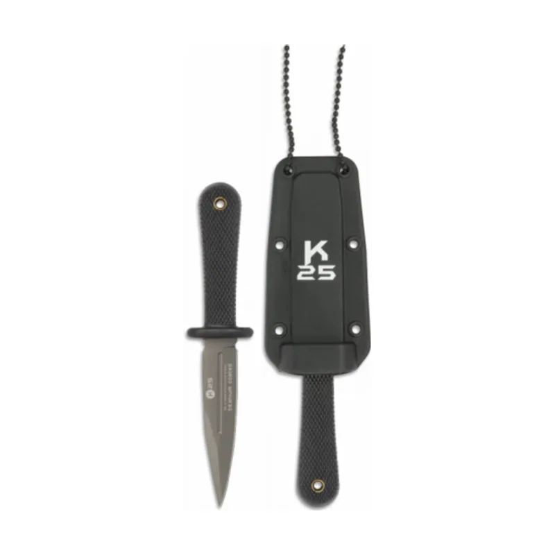 RUI - K25 Cuchillo Botero Táctico Rui con Mango de Goma