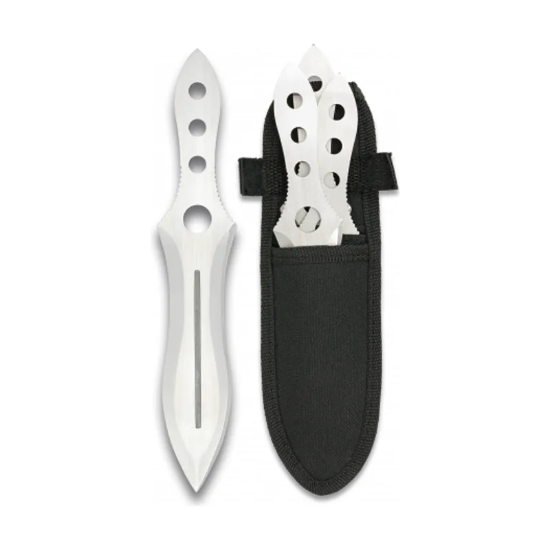 Martinez Albainox Cuchillos Lanzadores con Funda de Nylon y Hoja de 19 Cm 32061
