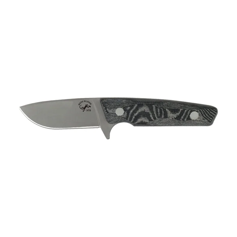 Salamandra Cuchillo con cachas mikarta canvas