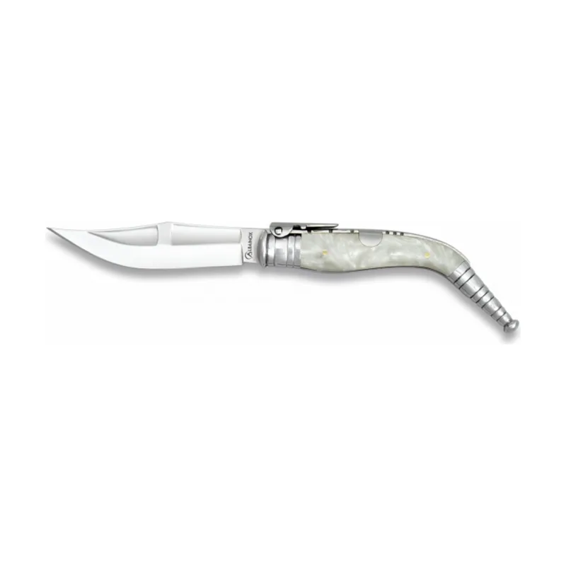 Martinez Albainox Navaja Bandolera Nº 2 Mango Imitación Nácar Hoja Acero Inox De 11 Cm 01169