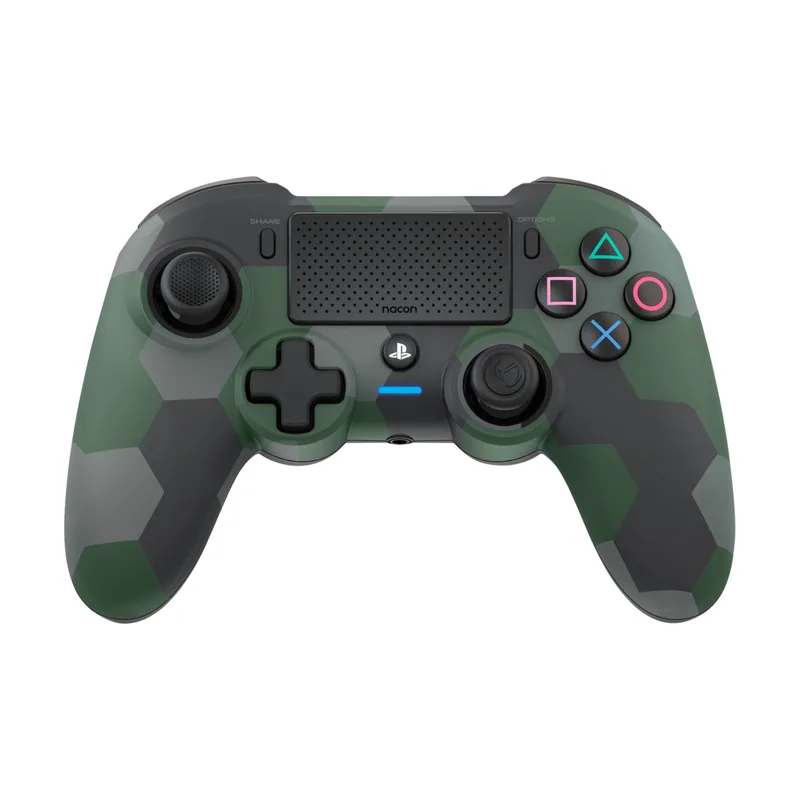 Nacon Wireless Dualshock 4 V2 Controller Asymmetric Camo Green PS4