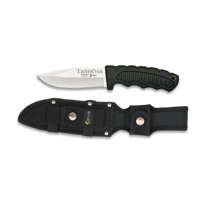 RUI - K25 Cuchillo Táctico Rui Taniwha con Puño Anatomico y Hoja de Acero Inox de 12,3 cm. Incluye Funda de nylon 31877