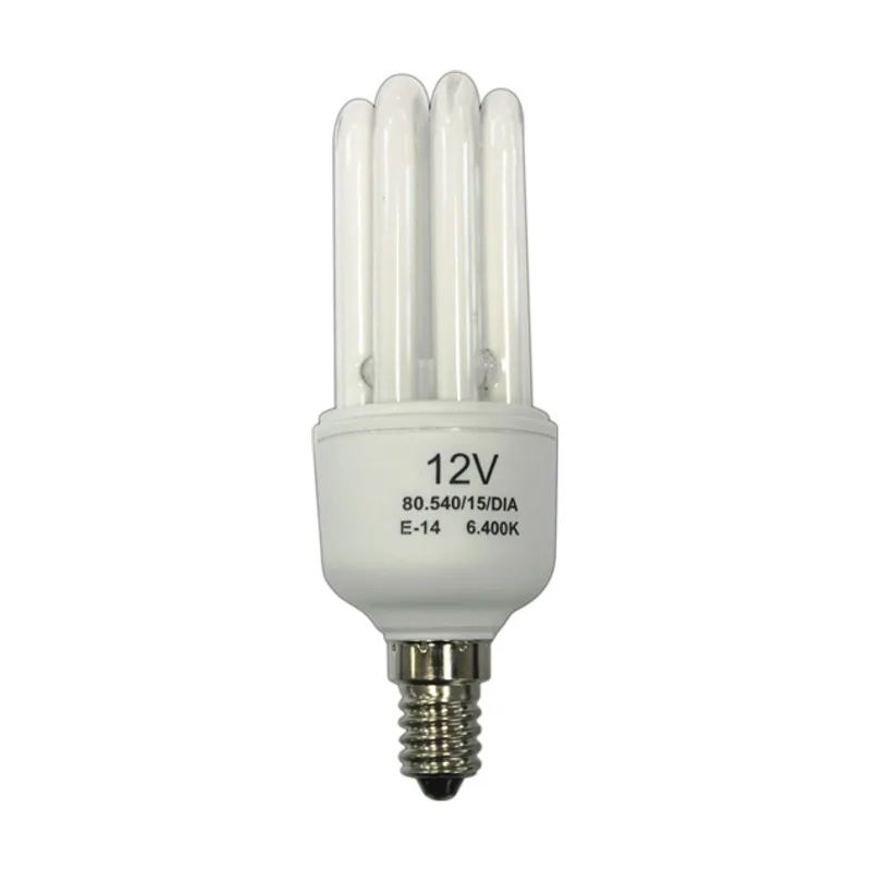 Electro DH Bombilla de bajo consumo 12 VDC.Electro DH Rosca E1480.540/15/DIA 8430552127955