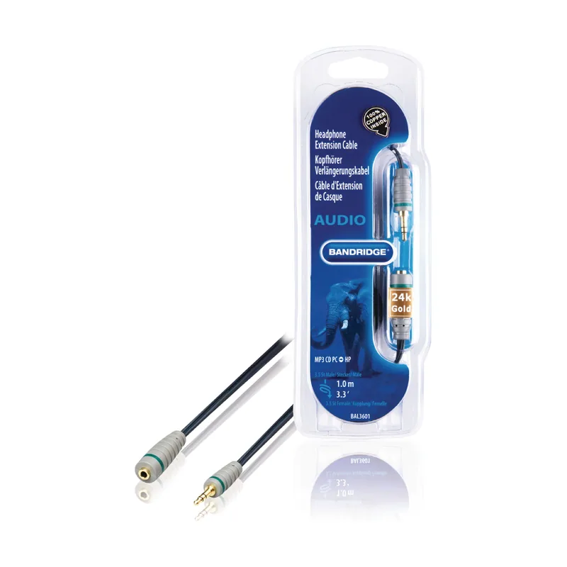 Bandridge Cable de extensión macho
