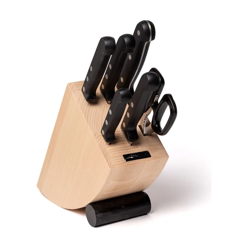 Arcos Taco de 5 cuchillos y tijeras Universal 285600 juego de 6 piezas y caja de regalo