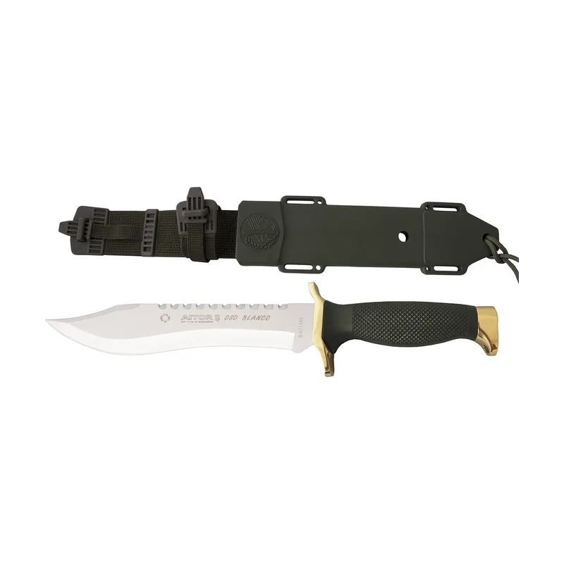 Aitor Cuchillo de supervivencia oso blanco con hoja de 18 cm