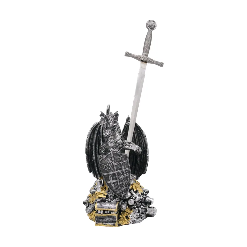 Amont Espada en miniatura de Excálibur y dragón