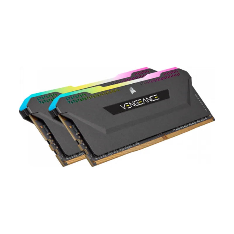 Corsair Vengeance RGB Pro SL 16GB 2x8GB DDR4 hasta 3200MHz PC4-25600 C16 Módulos