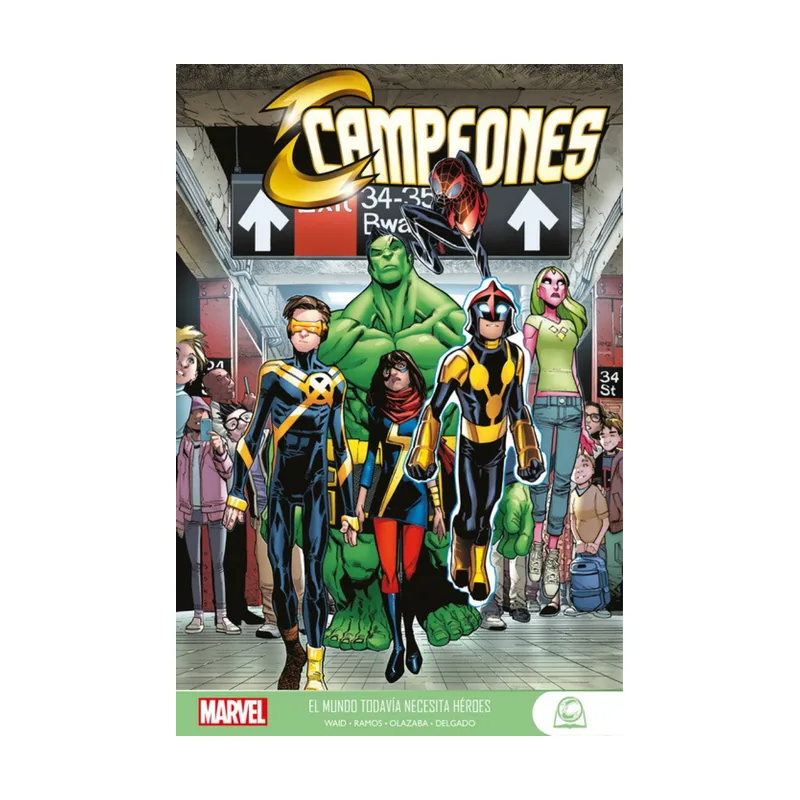 Panini Marvel young adults. campeones 01 el mundo todavia necesita heroes