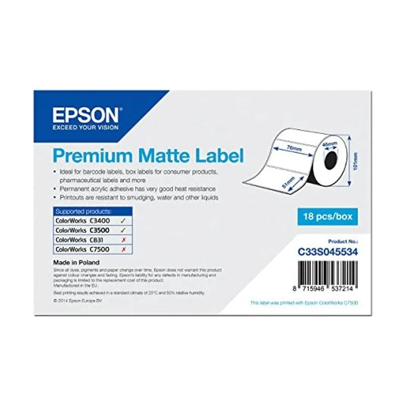 Epson Premium Matte Label