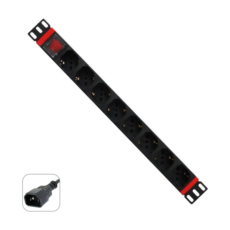 WP WPN-PDU-C01-08 de distribución de energía PDU 8 salidas AC 1U