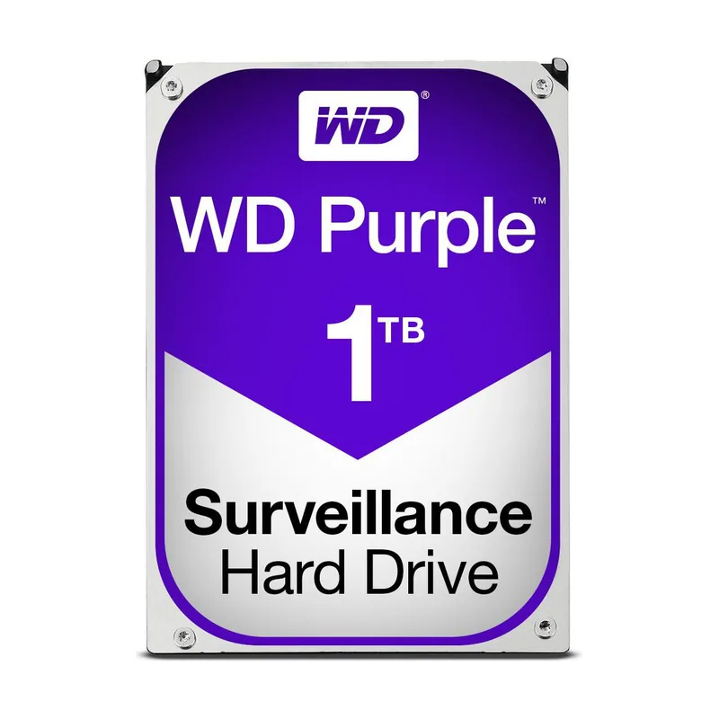 Western Digital WD Purple Disco duro para videovigilancia de 1 TB Intellipower