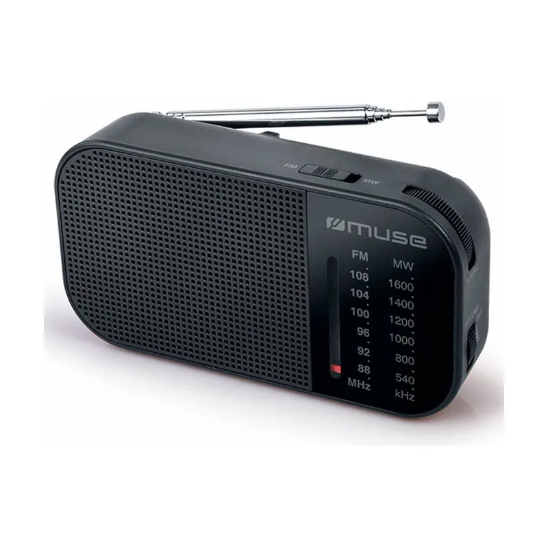 Muse M-025 R Negro Radio ANALÓGICA Am/FM