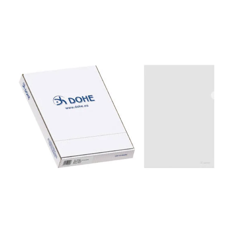 Dohe Caja 100 dossieres uã'ero basic cristal folio 225x330 100 u 90590
