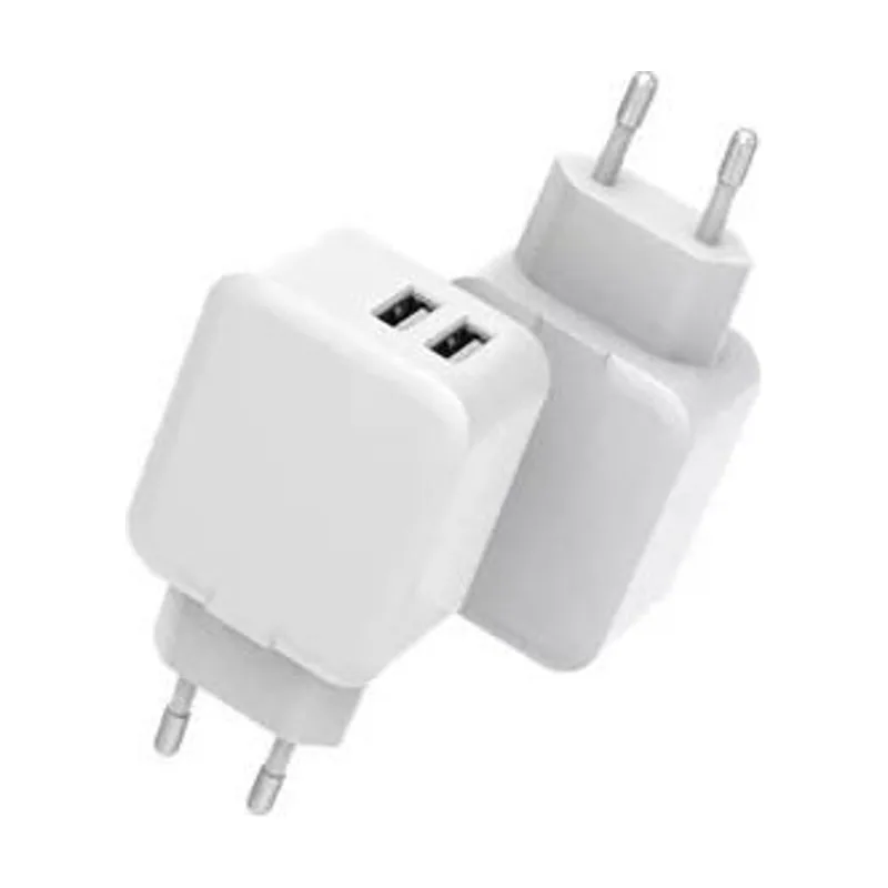 Coreparts Cargador USB 12W 5V 2.4A Salida 2X USB Entrada 100-240V Enchufe UE Pared de la UE para Teléfonos