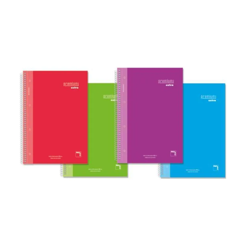 Pacsafe Libreta Pacsa Microperforado 5 mm Tapa dura Multicolor A4 120 Hojas 4 Piezas