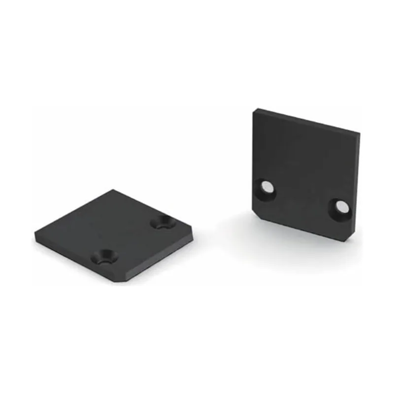 Ledson Tapa de aluminio anodizado para perfiles Sl15 Fl sin orificio para cable