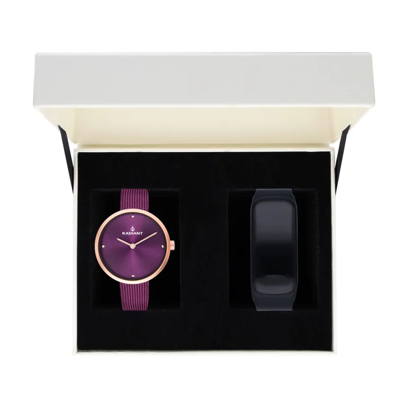 Radiant Reloj Mujer Analogico Cuarzo con Correa de Acero Inoxidable RA463203T