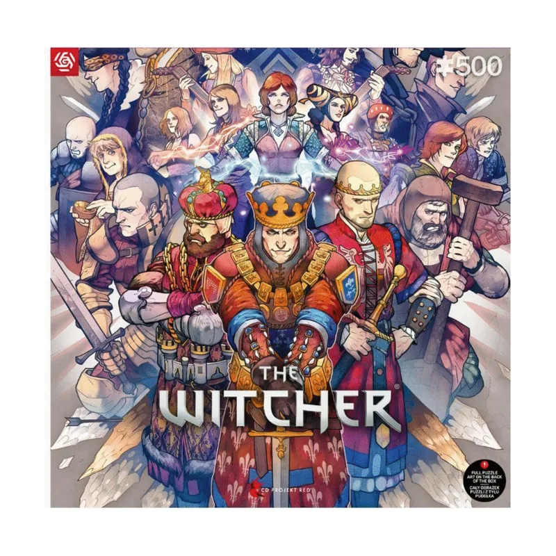 Good Loot Gaming Puzzle The Witcher Northern Realms 500 pieces