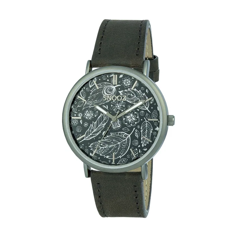 Snooz Reloj Unisex Analogico Cuarzo con Correa de Piel SAA1041-75