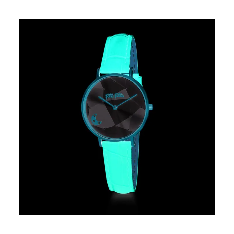 Folli follie Reloj Análogico-Digital para Mujer de Automático con Correa en Acero Inoxidable S0355431