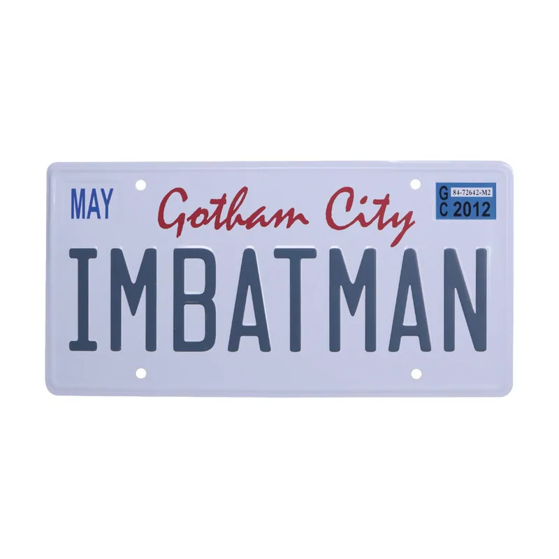 Fanattik Réplica Matrícula Imbatman Batman DC