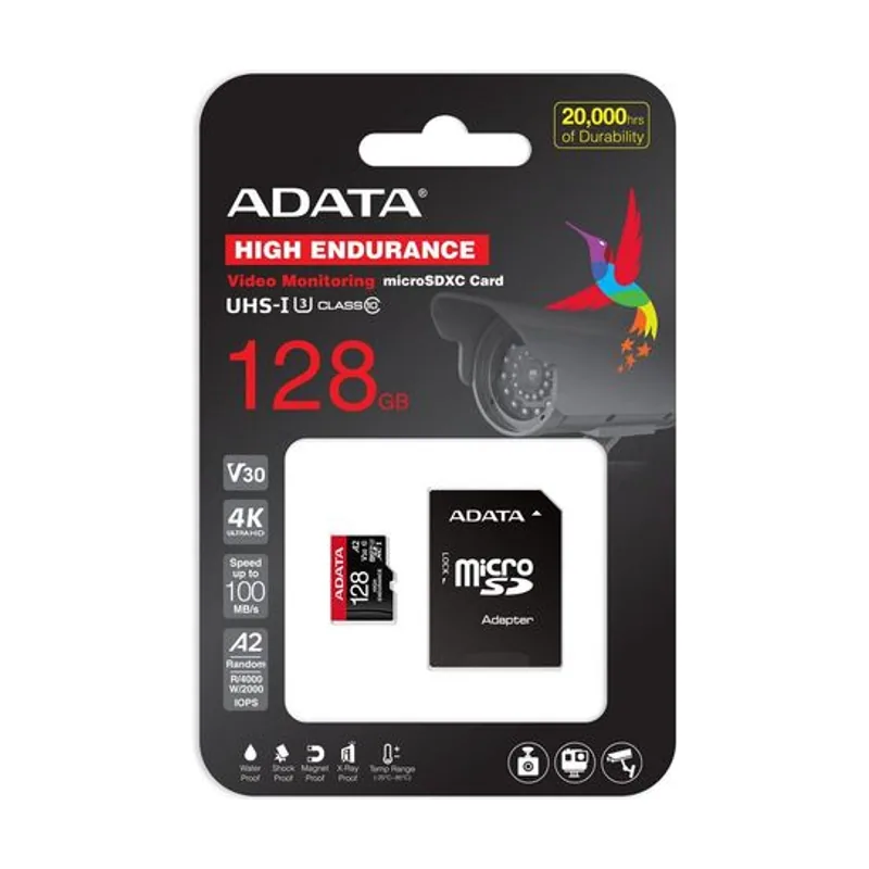 Adata AUSDX128GUI3V30SHA2-RA1 memoria flash 128 GB MicroSDXC UHS-I Clase 10