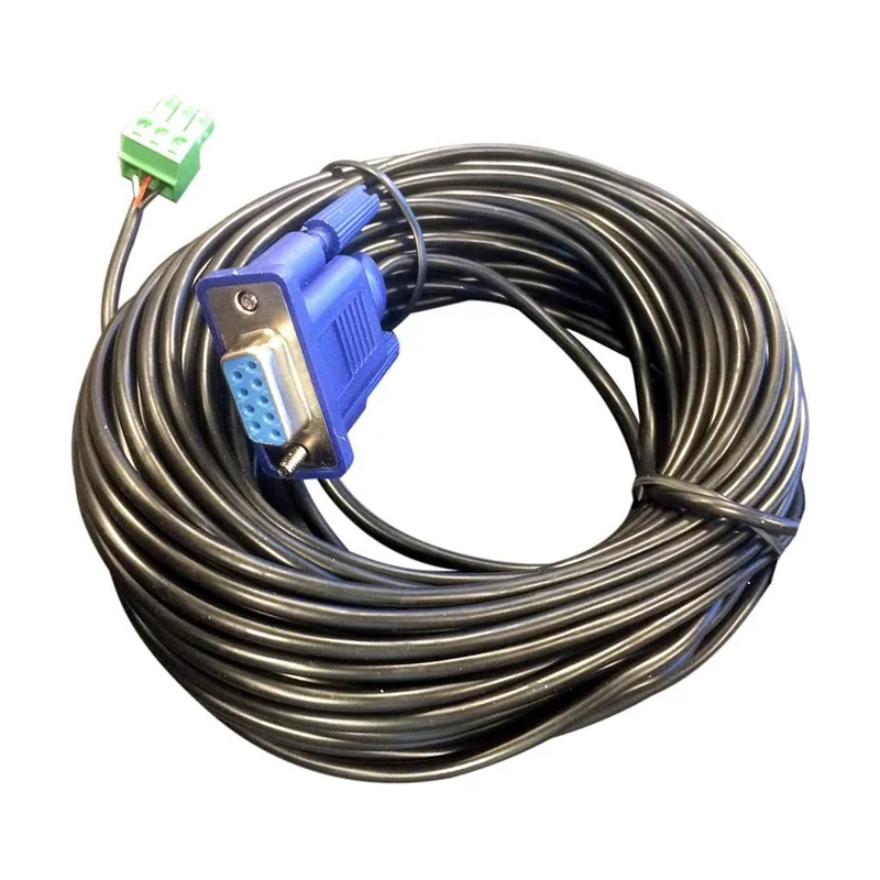 Vivolink VLCPARS232/15M cable de serie Negro RS-232 Fénix