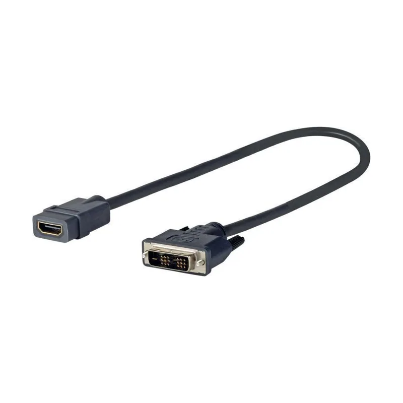 Vivolink PRODVIADAPHDMI adaptador de cable de vídeo 0,2 m DVI-D HDMI