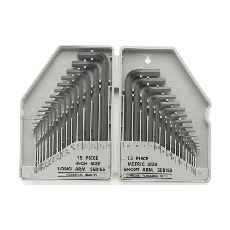 Toolland 1613-30 llave hexagonal Juego de llaves allen Métrico/Imperial 30 pieza s