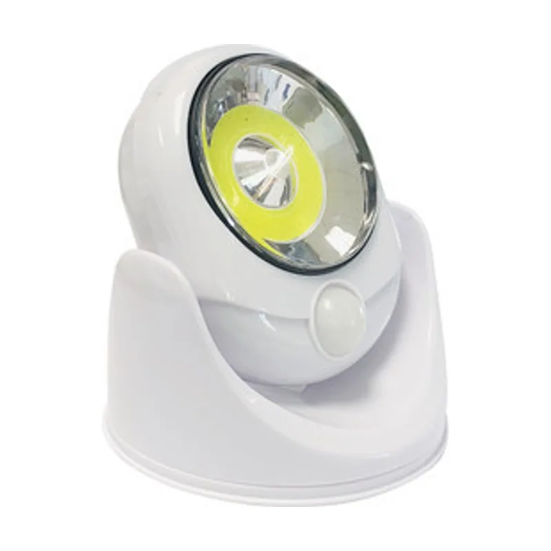 Electro DH Linterna Cob Led Con Sensor De Movimiento Ir. Base Rotativa 360º 60.358