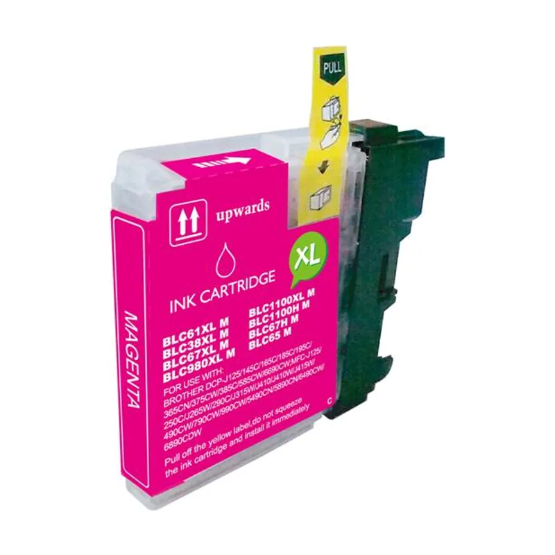 Brother lc980xl/lc1100xl/lc985xl magenta cartucho de tinta generico