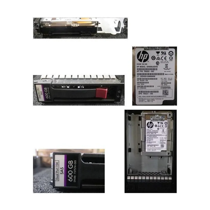 HP HPE 737574-001 disco duro interno 2.5" 600 GB SAS
