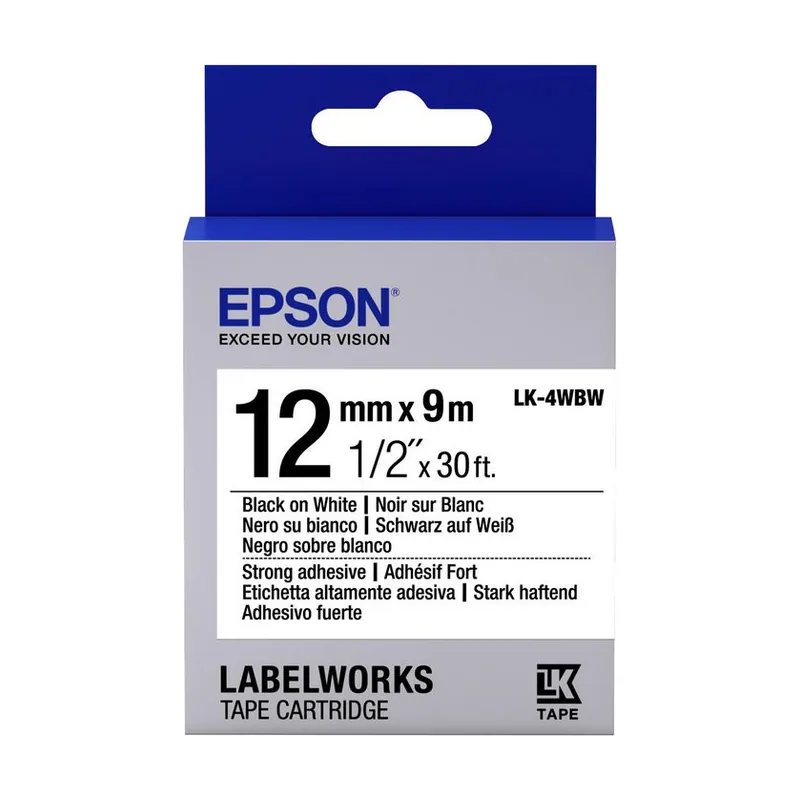 Epson LK-4WBW cinta