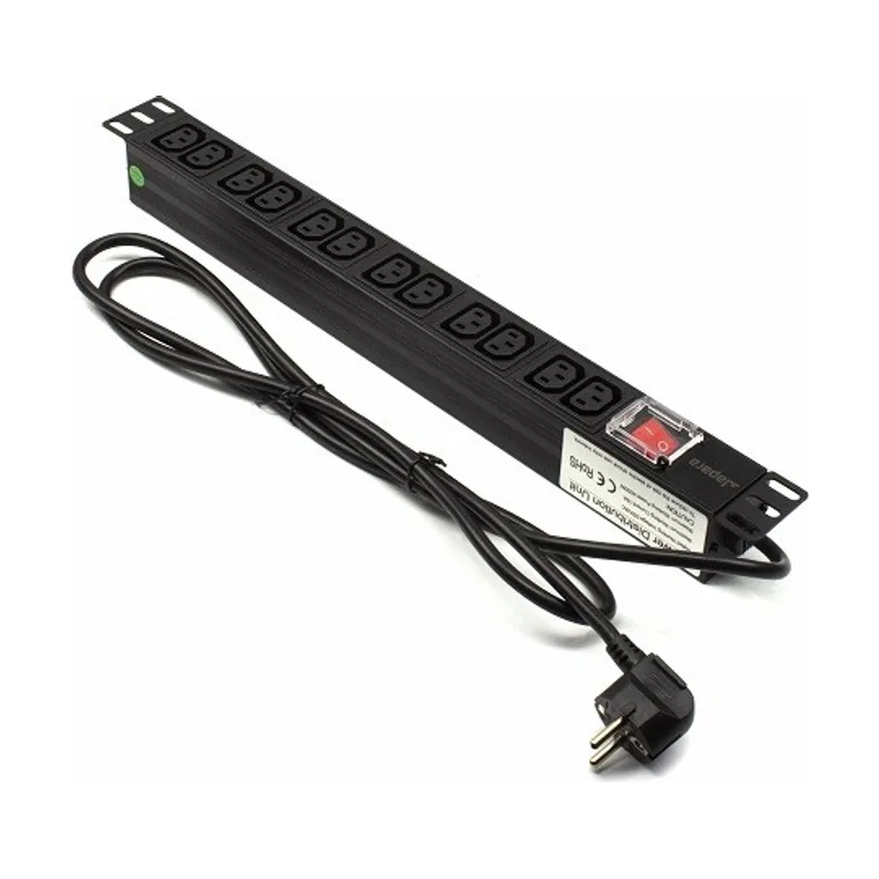 Lapara Networking Regleta Rack 19" 12 X Iec Con Interruptor