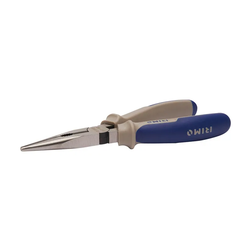 Irimo Alicate de boca semi redonda con mango bimaterial