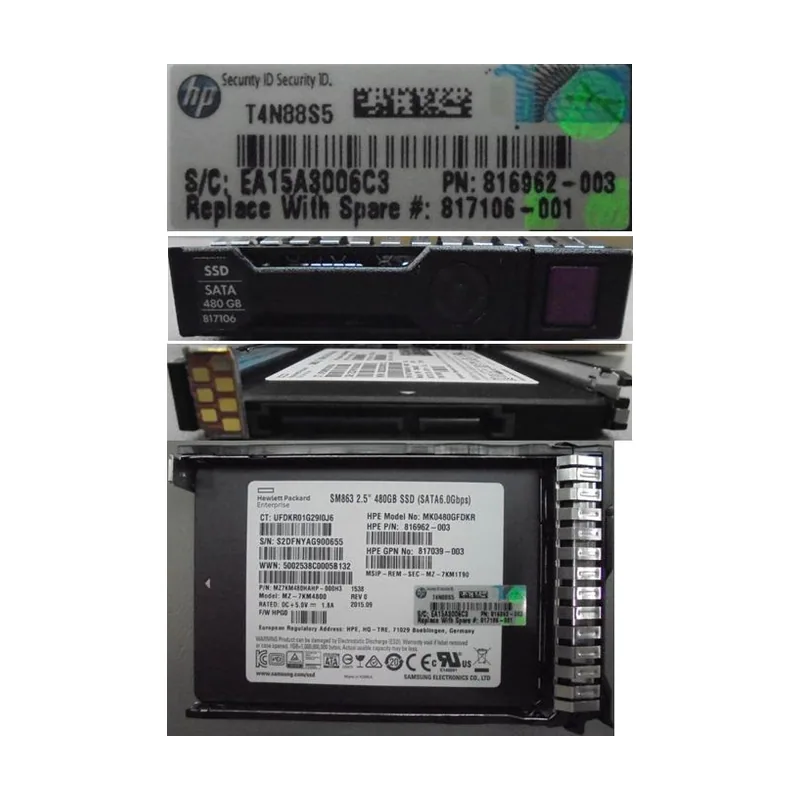 HP HPE 817106-001 de estado sólido 2.5" SATA