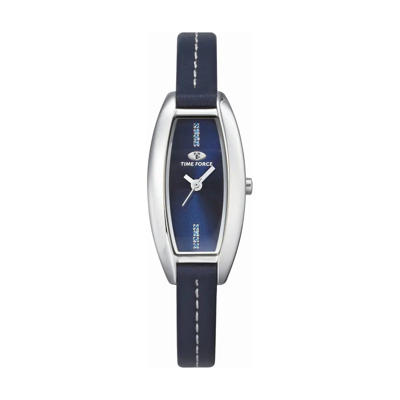 Time Force Reloj Mujer Analogico Cuarzo con Correa de Piel TF2568L-10-1
