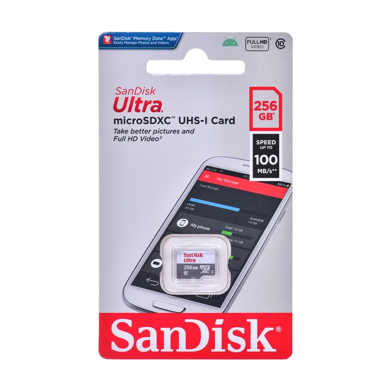 SanDisk Ultra 256 GB MicroSDXC UHS-I Clase 10
