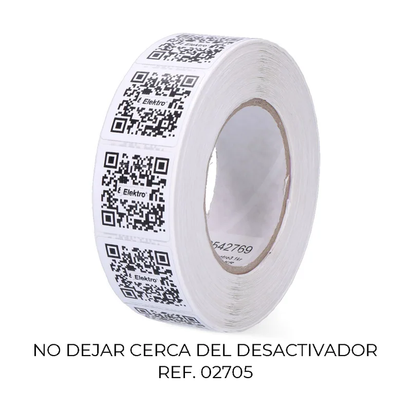 Checkpoint Pack 1000 Etiquetas Anti Robo 410 Blanca Desactivable 7551246