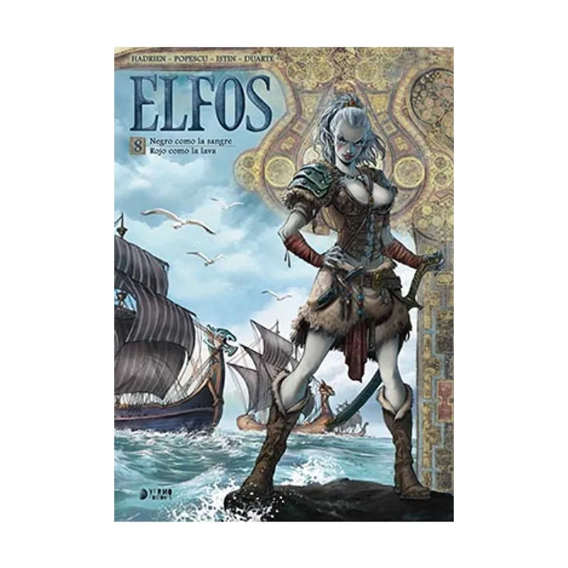 Yermo Ediciones Y Publicaciones Elfos 08. Negro Como La Sangre Rojo Como La Lava