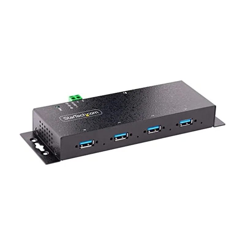 Startech StarTech.com Hub Industrial USB 3.0 de 5Gbps de 4 Puertos