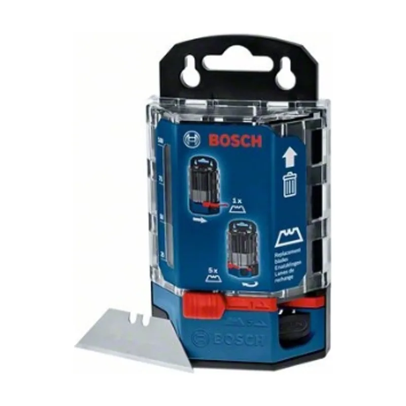 Bosch Professional dispensador de 50 cuchillas de repuesto compatible cuchillos cuchillas trapezoidales Bosch Professional