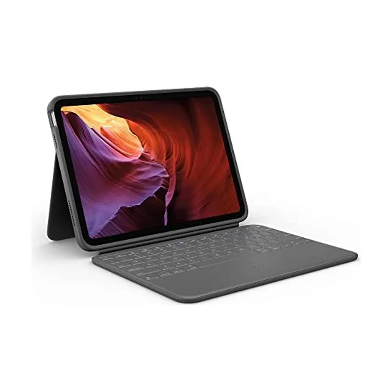 Logitech Rugged Folio Grafito Smart Connector QWERTZ Alemán