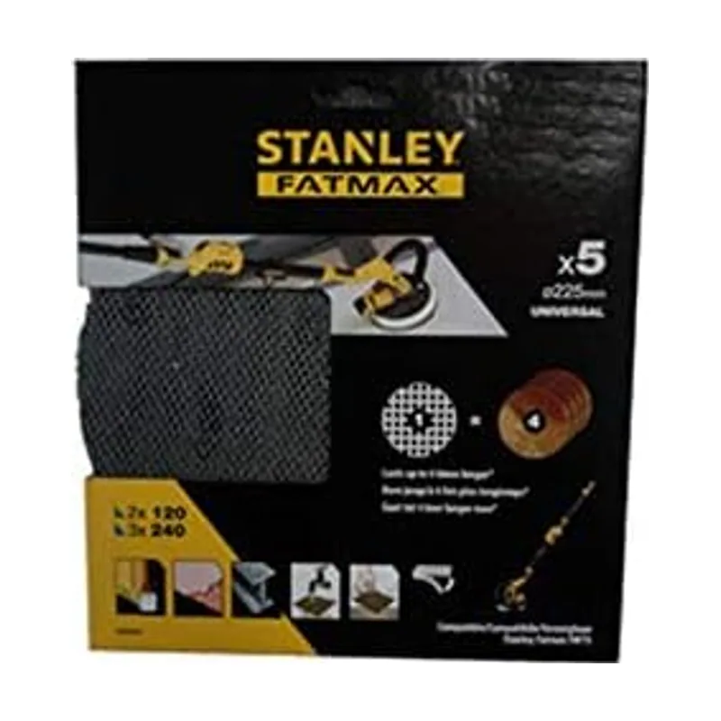 Stanley Lijas para Lijadora Panel Yeso 750w Ø225mm